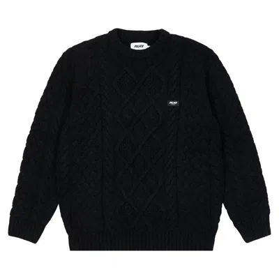 Pre-owned Palace Cable Knit 'black'