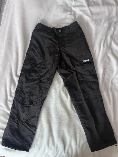 Pre-owned Palace Cargo Shell Pants In Black