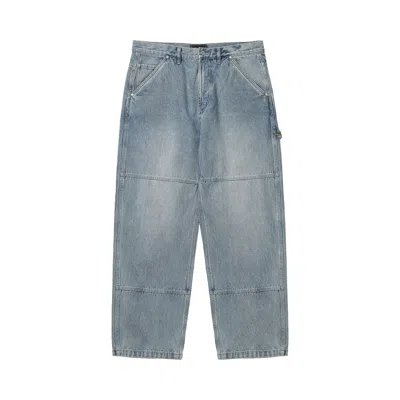 Pre-owned Palace Carp Jean 'distress Wash' | Blue | Men's Size 34