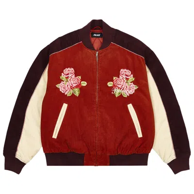 Pre-owned Palace Cat Eye Bomber Jacket 'rust' In Orange