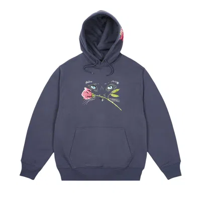Pre-owned Palace Cat Eyes Hood 'outer Space' | Blue | Men's Size Xl