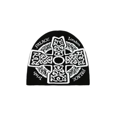 Pre-owned Palace Celtic Nein Cuff Beanie 'black' | Men's Size Onesize