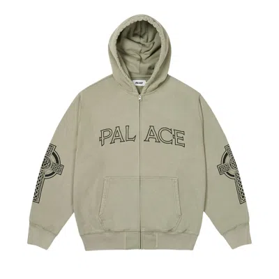 Pre-owned Palace Celtic Zip Hood 'the Deep Green' | Men's Size Xl