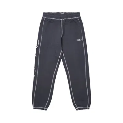 Pre-owned Palace Chain Stitch Joggers 'slate Blue' | Men's Size L