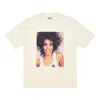 Palace Character Pattern Round Neck Short Sleeve Unisex White In Neutral