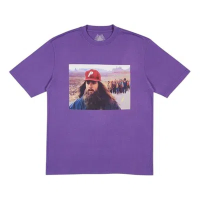 Palace Character Short Sleeve Unisex Purple