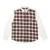 Palace Check Panel Chambray Shirt 'white'