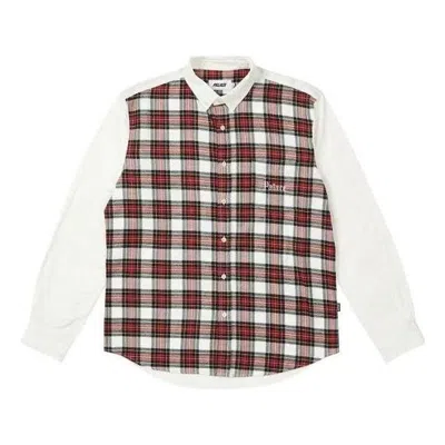 Palace Check Panel Chambray Shirt 'white'
