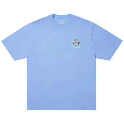 Pre-owned Palace Cherub P-3 T-shirt 'ocean' | Blue | Men's Size L