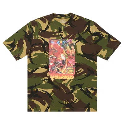 Pre-owned Palace Chila T-shirt 'woodland Camo' | Multi-color | Men's Size Xl