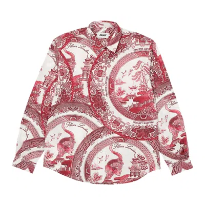 Pre-owned Palace China Plate Shirt 'red'