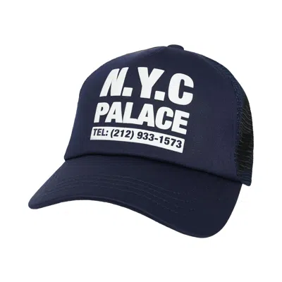 Pre-owned Palace City Trucker 'new York' | Blue | Men's Size Onesize