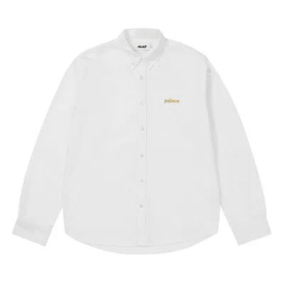Pre-owned Palace Classic Oxford Shirt 'white' | Men's Size M