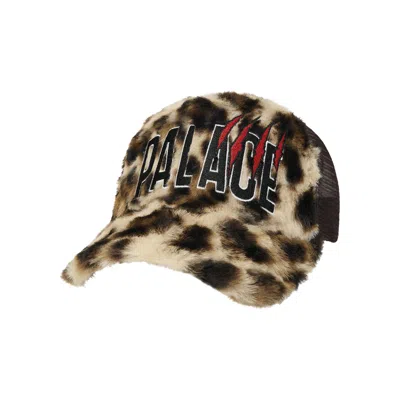 Pre-owned Palace Claw Furry Trucker 'leopard' | Yellow | Men's Size Onesize