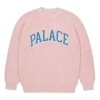 Palace Collegiate Knit Sweater 'pink'