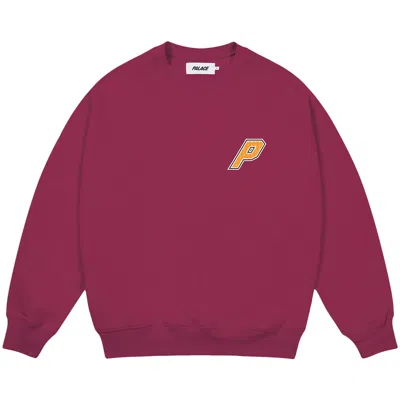 Pre-owned Palace Collegiate P3 Crew 'berg' | Red | Men's Size Xxl