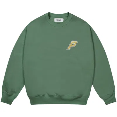 Pre-owned Palace Collegiate P3 Crew 'racey Green' | Men's Size S