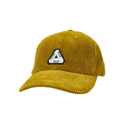 Pre-owned Palace Cord Tri-ferg Patch 6-panel 'gold'