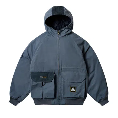 Pre-owned Palace Cordura Duck Canvas Jacket 'blue' | Men's Size Xl