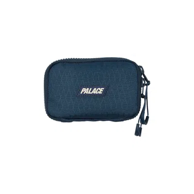 Pre-owned Palace Cordura Reflex Rs Zip Wallet 'navy' | Blue | Men's Size Onesize