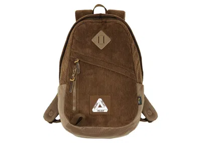 Pre-owned Palace Corduroy Backpack In Brown
