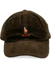 Palace Corduroy Classic Polo Cap In Brown