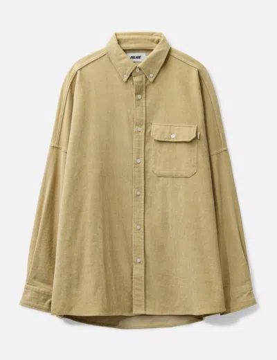 Palace Corduroy Oversize Shirt In Green