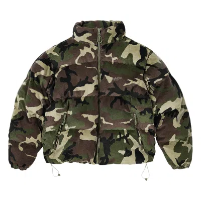 Pre-owned Palace Corduroy Puffa Jacket 'camo' | Multi-color | Men's Size L