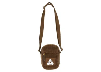 Pre-owned Palace Corduroy Shot Bag In Brown