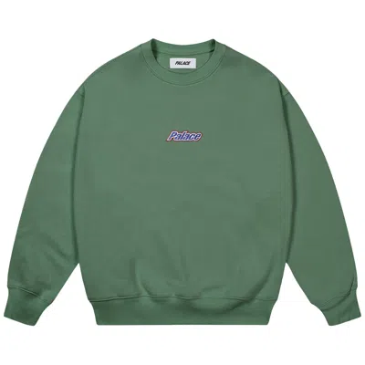 Pre-owned Palace Current Crew 'racey Green' | Men's Size Xl