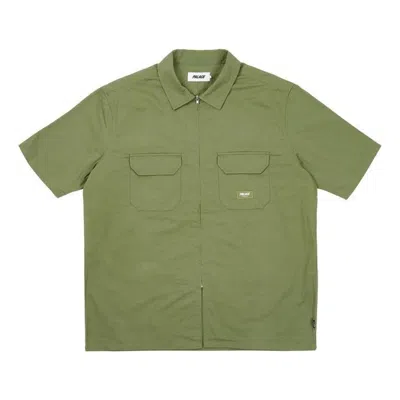 Palace D-man Shirt 'olive' In Green