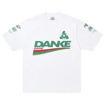 Pre-owned Palace Danke T-shirt 'white' | Men's Size L