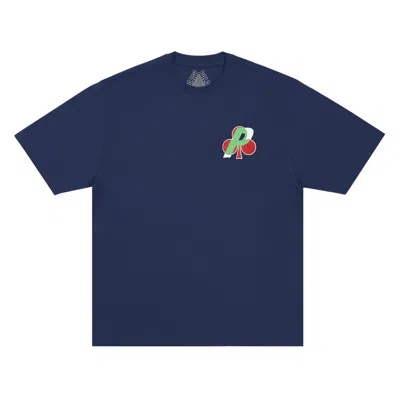 Pre-owned Palace Deal T-shirt 'navy' | Blue | Men's Size S