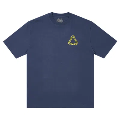 Pre-owned Palace Demon P3 T-shirt 'navy' In Blue