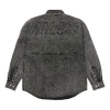 Palace Denim Bossy Back Logo Denim Shirt Black In Gray