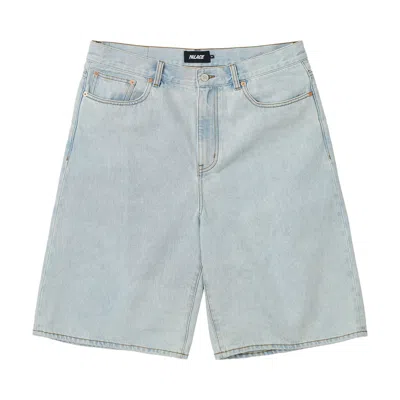 Pre-owned Palace Denim Short 'stone Wash' | Grey | Men's Size M In Gray
