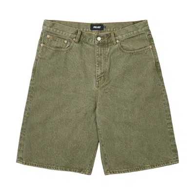 Pre-owned Palace Denim Short 'the Deep Green' | Men's Size S