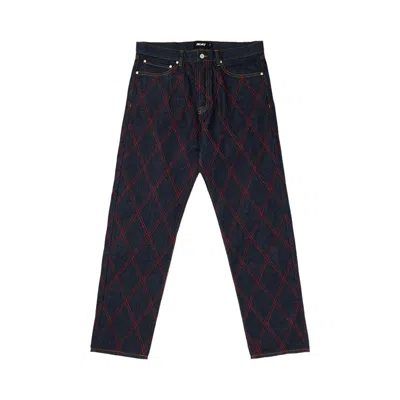 Pre-owned Palace Diamond Stitch Jean 'indigo' | Blue | Men's Size 30