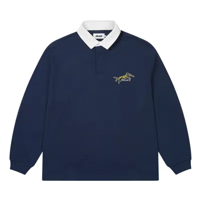 Pre-owned Palace Dog Rugby 'navy' | Blue | Men's Size L