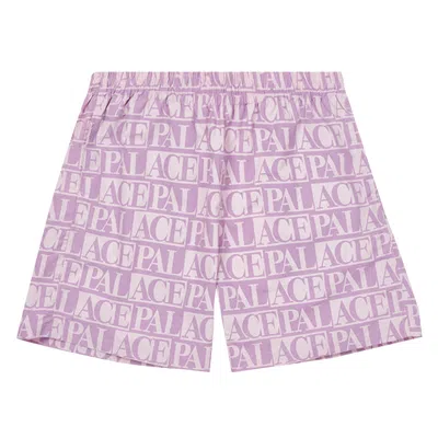 Pre-owned Palace Domino Print Swim Shorts 'lilac'