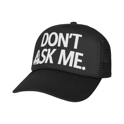 Pre-owned Palace Don't Ask Trucker 'black' | Men's Size Onesize