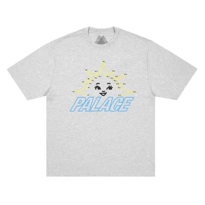 Pre-owned Palace Dot 2 Dot T-shirt 'grey Marl' | Men's Size S