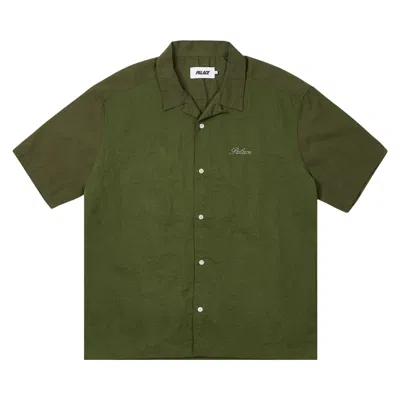 Pre-owned Palace Double Faced Shirt 'the Deep Green'