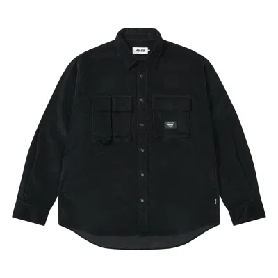 Pre-owned Palace Double Pocket Cord Overshirt 'black' | Men's Size L