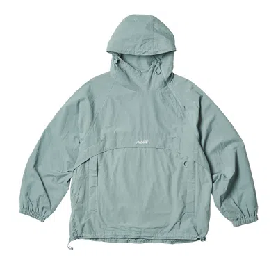 Pre-owned Palace Double Zip Jacket 'smoke Blue'