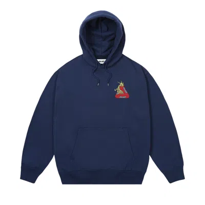 Pre-owned Palace Dragon Bones Tri Hood 'navy' | Black | Men's Size L