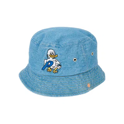Pre-owned Palace Duck Denim Bucket 'stone Wash' In Blue