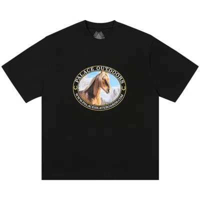 Pre-owned Palace Equestrian T-shirt 'black' | Men's Size S