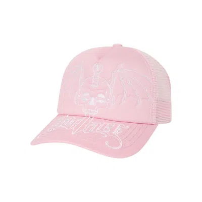 Pre-owned Palace Evil  Trucker 'lush Flush' | Pink | Men's Size Onesize