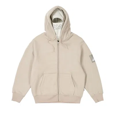 Pre-owned Palace Facemask Thermal Hood 'stoney Grey' | Men's Size L